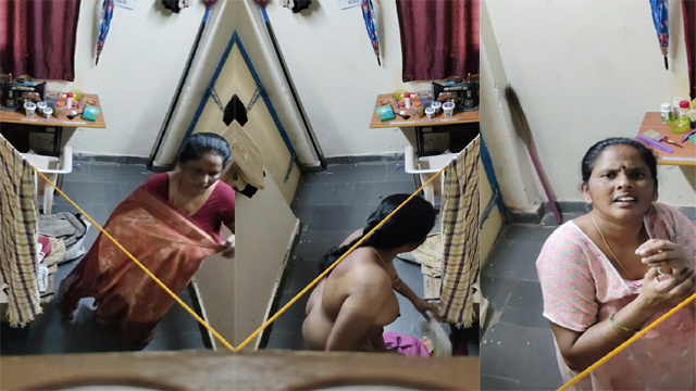 Indian Mom Caught Son Secretly – Capturing Of Dress Change Video Watch Now