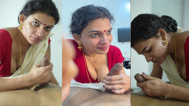 Resmi Nair BJ and Boobjob to New guy – App Content Viral Pron Video