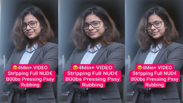 Viral Businesswoman Latest – Teasing Stripping Nude