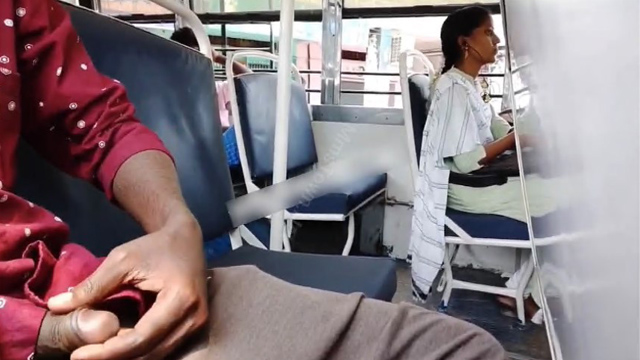 Daring Horny Guy – Flash Dick Inside Public Bus Porn Video