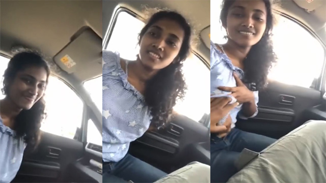 Nice Shape Figure Babe – Inside Car With BF Video