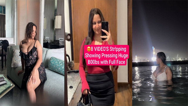 Famous Insta Viral Model – Showing Pressing Huge Boobs