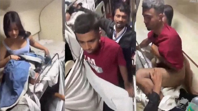 Chalti Train Me Ladka Ladki ki chudai pakdi gai