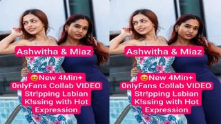 OnlyFans Ashwitha Miaz – Hot Lesbian Stripping Exposed