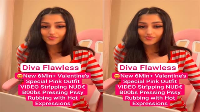 Diva Flawless Valentine’s Special – New 6Min+ 0nlyFans Teasing Video Watch