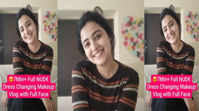 Desi GF Latest Viral Full Nude Dress Changing & Makeup Viral Mms