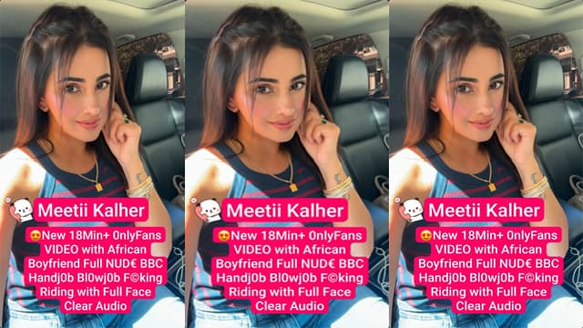 Meetii Kalher New African Boyfriend – Riding Blowjob & Fucking Video HD