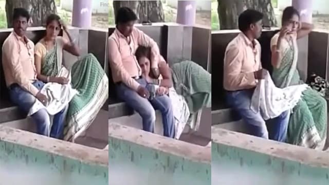 Public Place Park Hot Aunty Viral Scandal Leaked Video