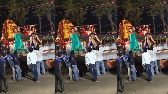 Horny Naked Girl Dancing Road Viral