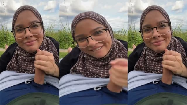 Hijabi Maal Babe – Deep BJ Big Cock Park