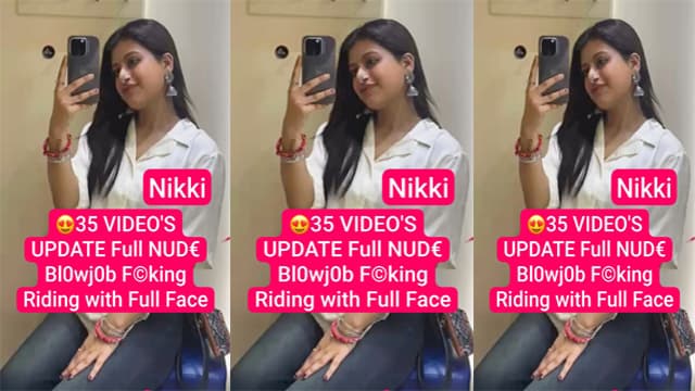 Niharika Aka Nikki Most Blowjob Hard Riding Full Face