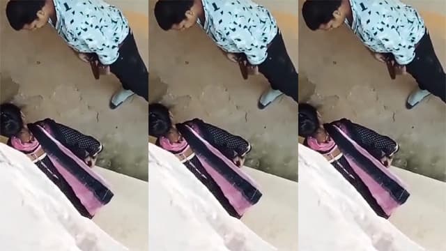 Uncle Fucking Young Girl Behind Bus Stop Highway Viral