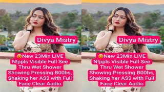 New Divya Mistry Wet Shower Nude First Time