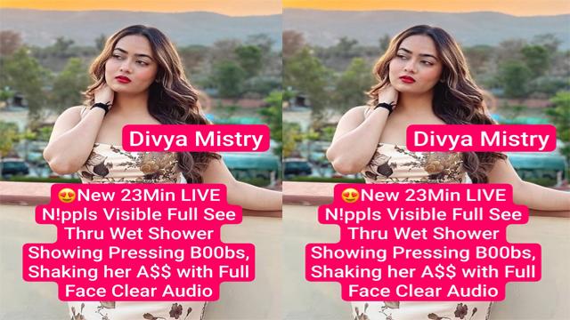 New Divya Mistry Wet Shower Nude First Time