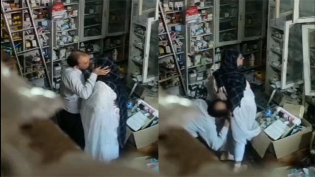 Medical Store Manager Affair Women IP CAM Video
