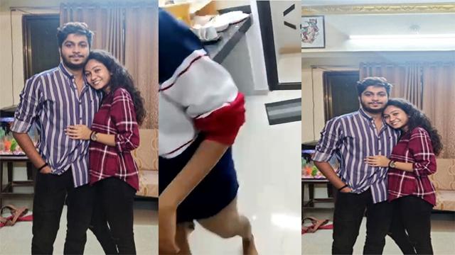 Slim Horny Indian Gf Blowjob Showing Ass Nude