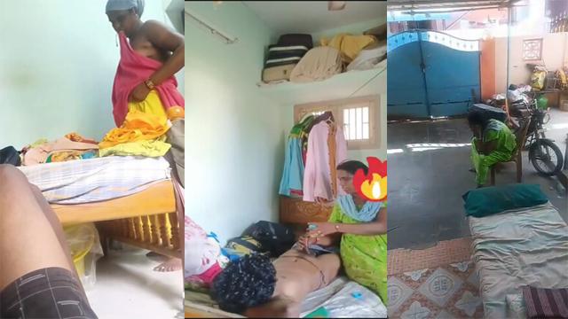 Real Tamil Maid Aunty Son Affair Leaked Nude