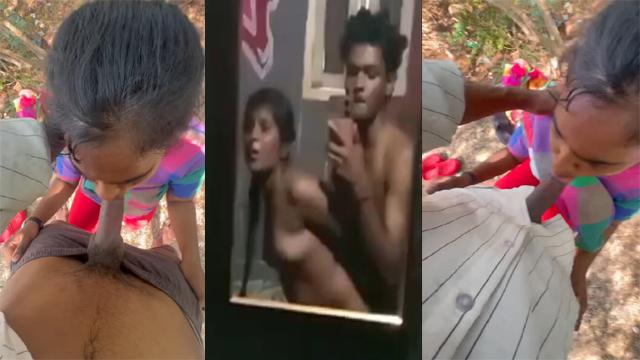 Tamil Teen Brother & Sister Outdoor Dick Fucking MMS