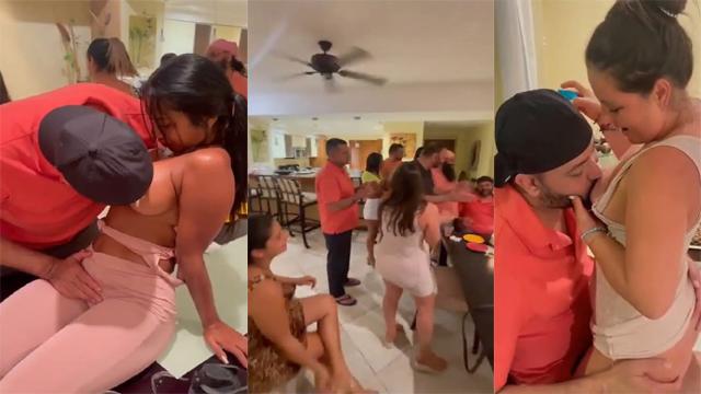 Punjabi guy’s are having fun With multiple Strippers at birthday party MMS