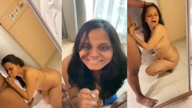 Sexy Indian Horny South Wife Blowjob Taking & Cum On Face