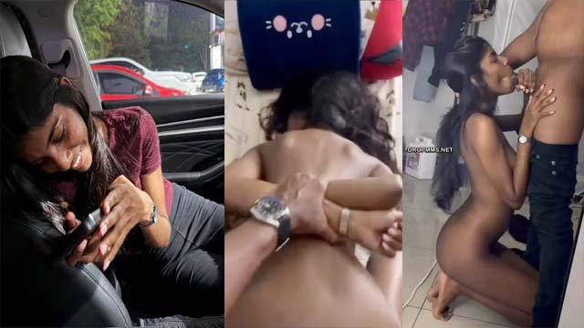 Malaysian Tamil Cpl Slim Girlfriend Moaning Pussy Lick