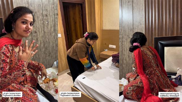 Yoga Innstructor Tejaswini Honeymoon Sex mms